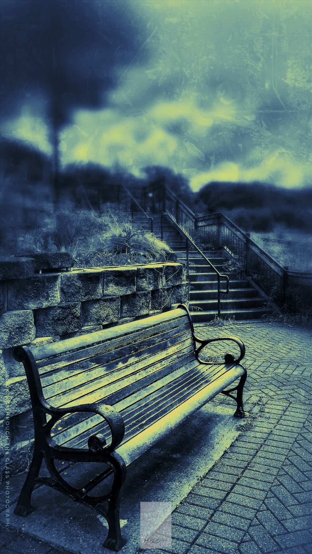 Be The Bench. - Side angle of bench.  by Janey